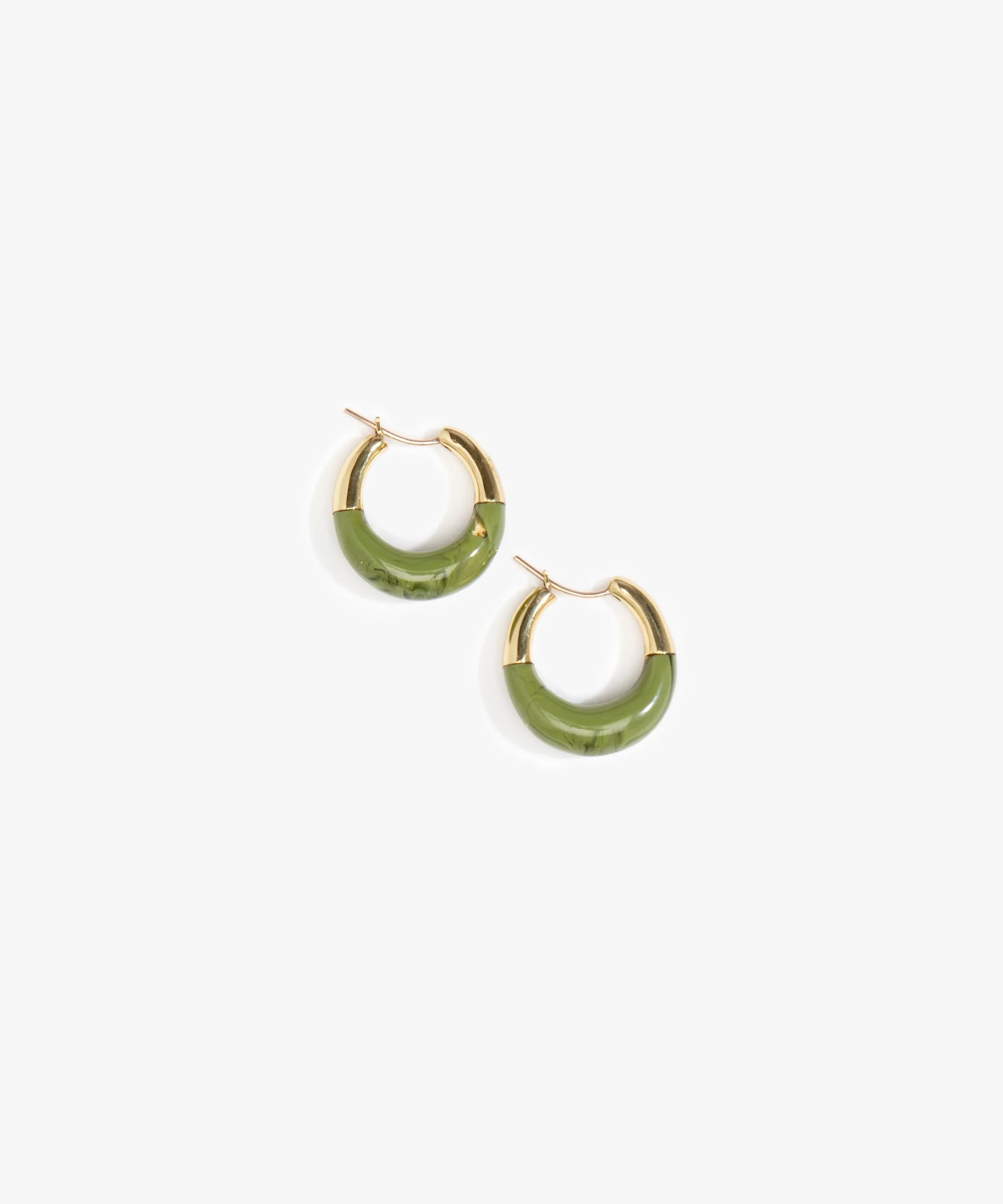 Small Horn Hoop Earrings - Image 14