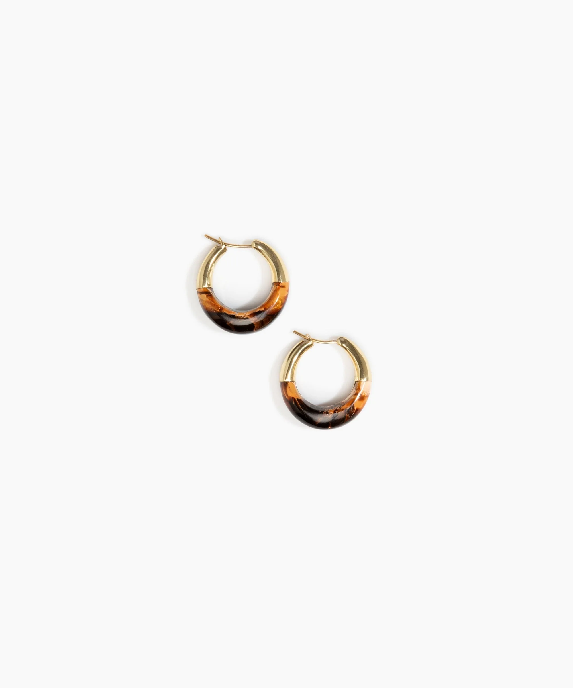 Small Horn Hoop Earrings - Image 17