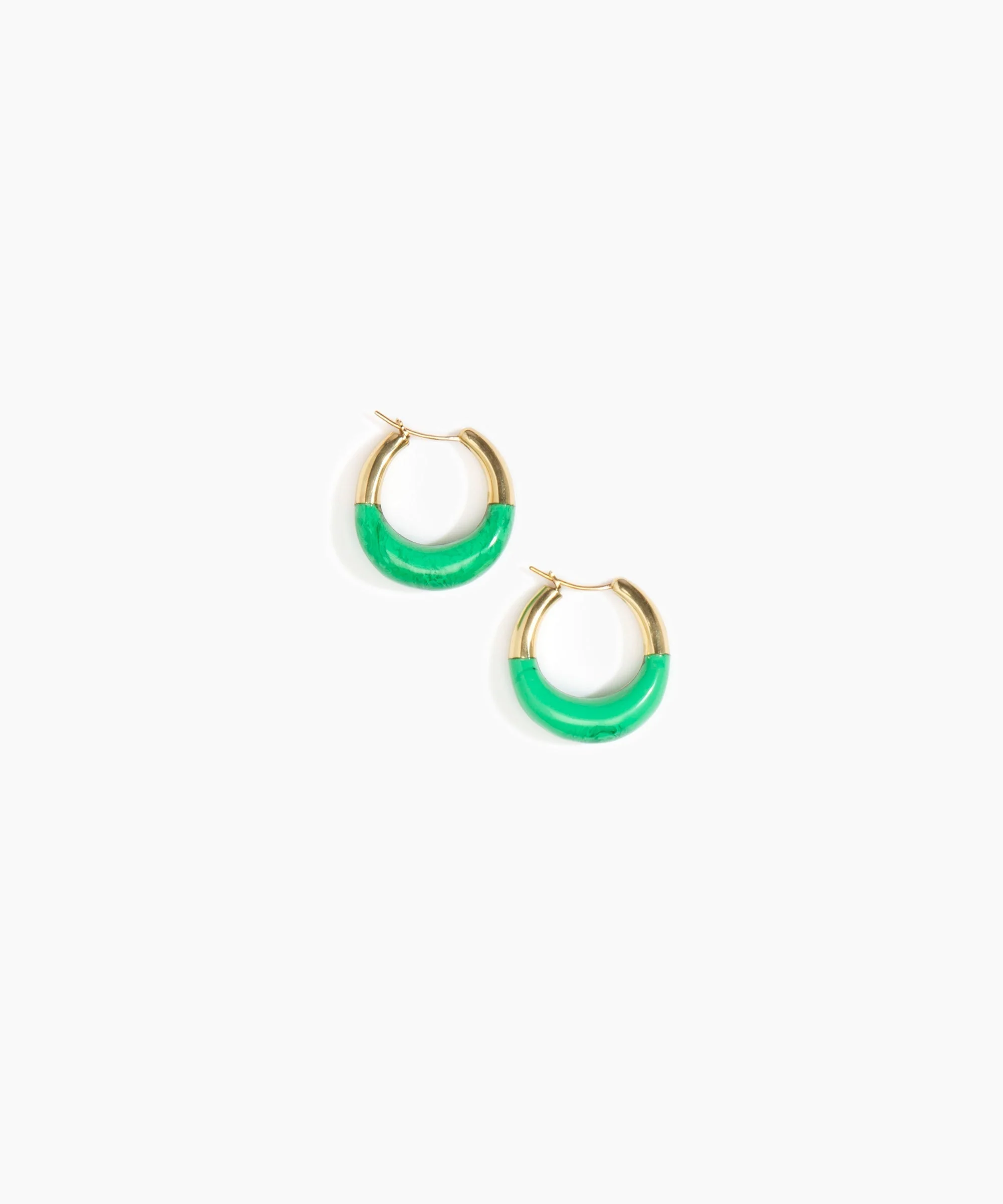Small Horn Hoop Earrings - Image 19