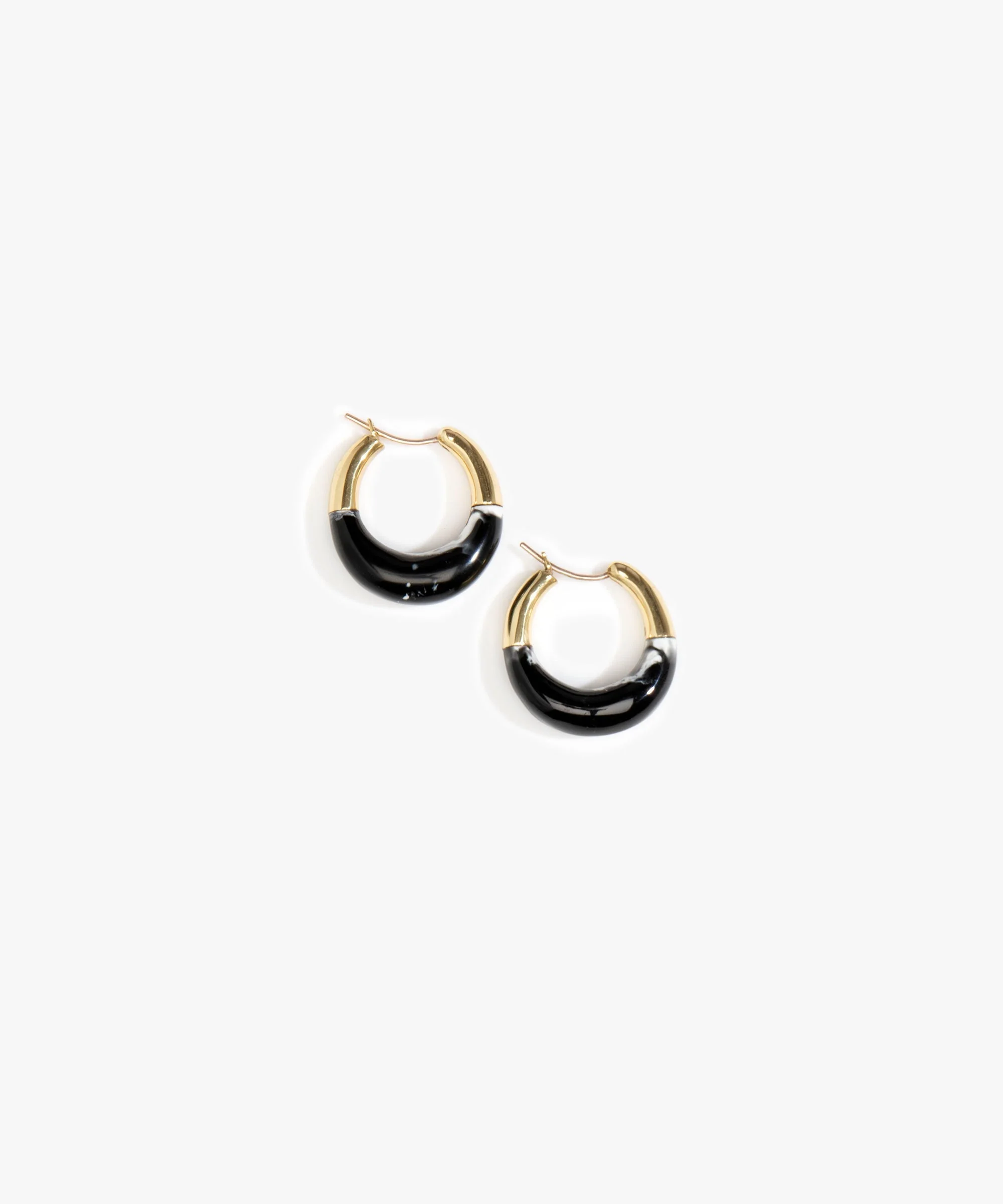 Small Horn Hoop Earrings - Image 20